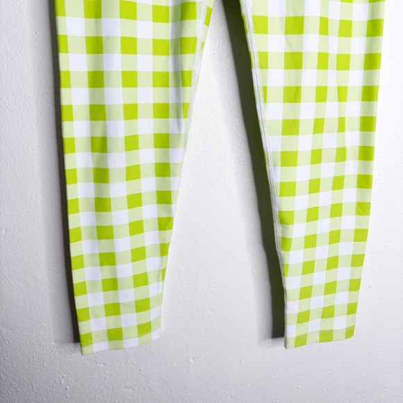 Year of Ours Gingham Veronica Leggings Size M EUC - Picture 5 of 8